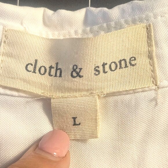 Cloth & Stone Sleeveless Top L – Minimalist Summer Capsule Essential - Picture 7 of 11